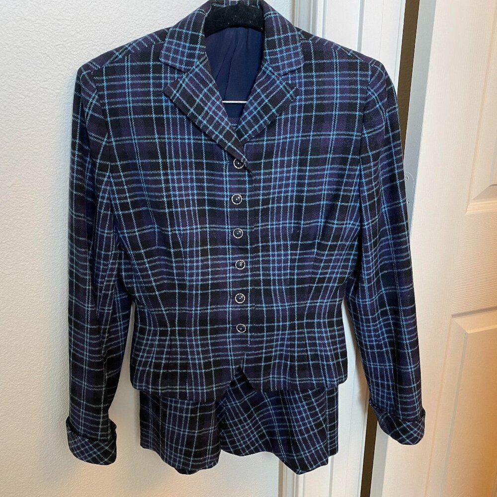 Stunning 1940s Checkered Suit Set